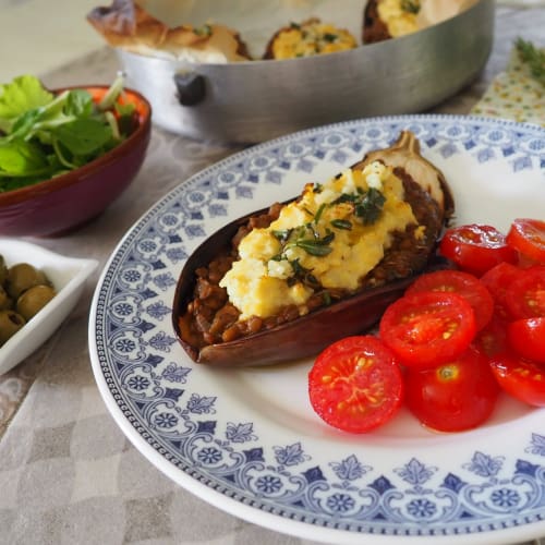 Stuffed eggplant