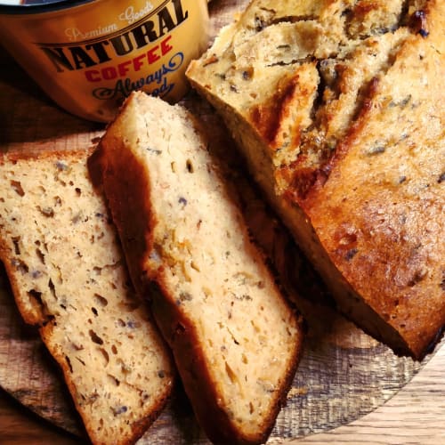 Lavanda integral y plumcake de limón.