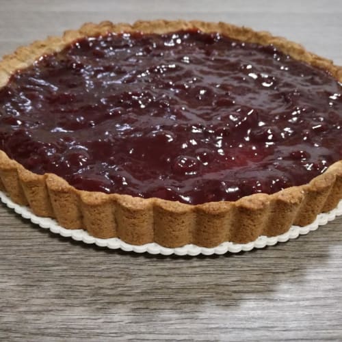 Crostata integrale con frutti rossi