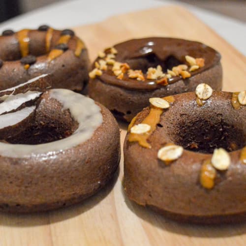 Fit donut alle castagne e cacao