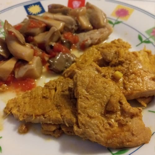 Filetto di maiale alla curcuma e zenzero