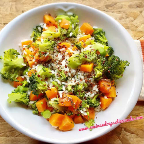 Rice with vegetables