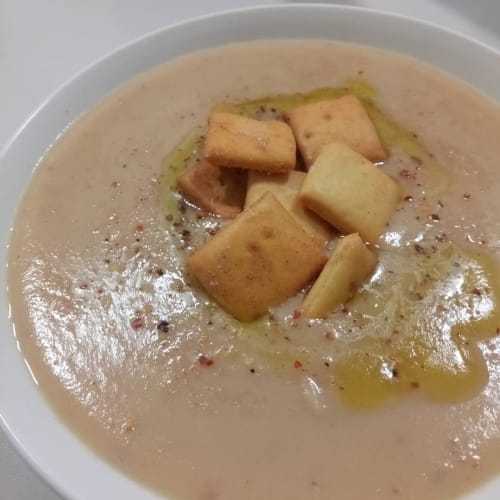 Crema de garbanzos