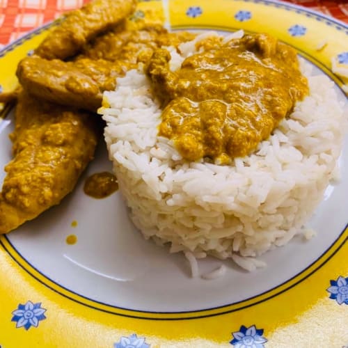 Pollo de cúrcuma