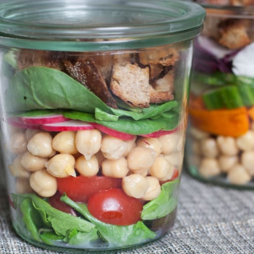 Salads in a jar!