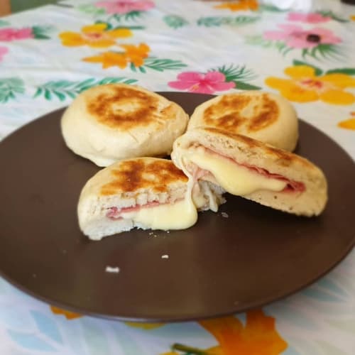 Stuffed muffins in the pan 5 minutes !!