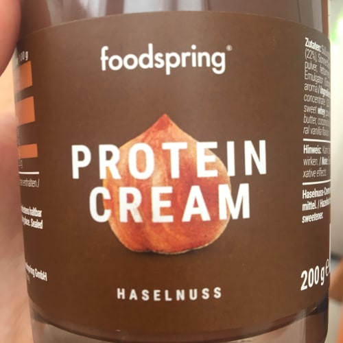crema de proteína haselnuss foodspring
