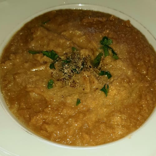 Hummus di ceci ferroso