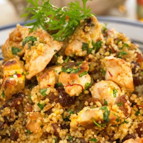 Couscous con pollo