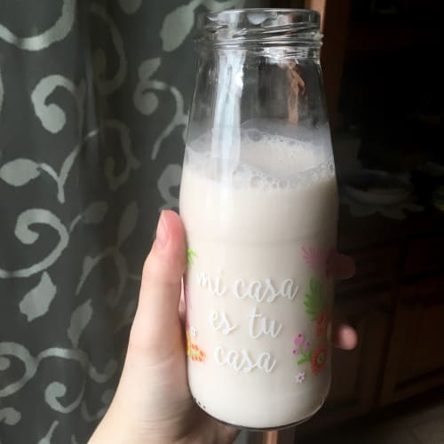 Homemade almond milk