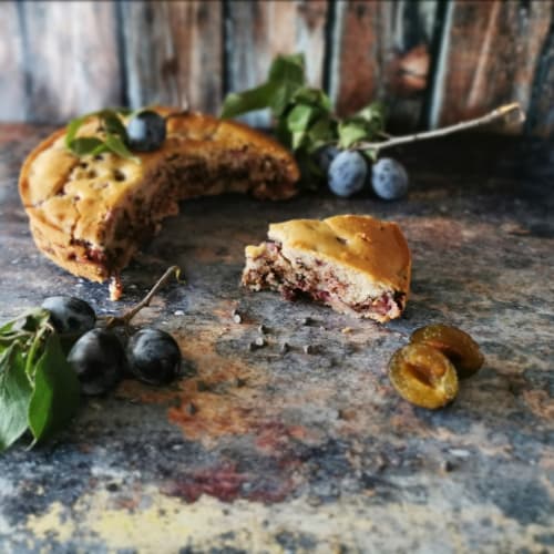 Torta prugne e cioccolato