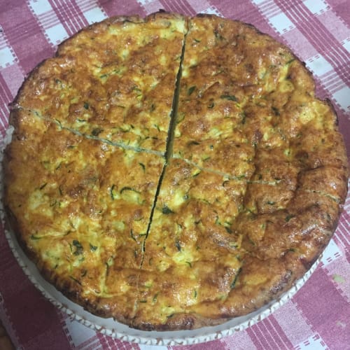 Tortilla de calabacín al horno