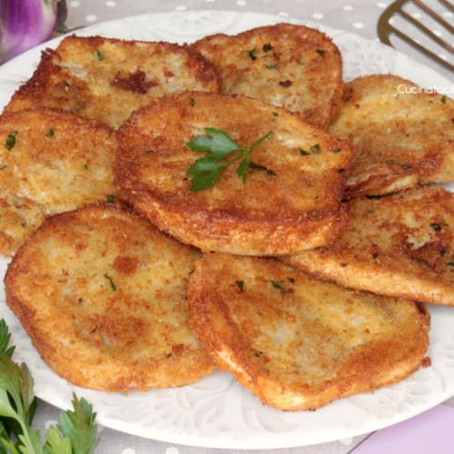 Aubergine cutlets