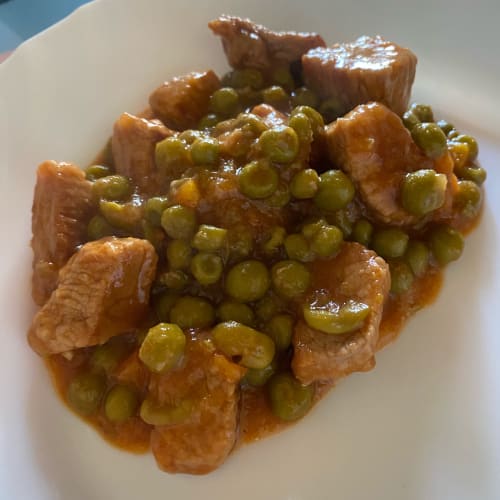 Stew with peas