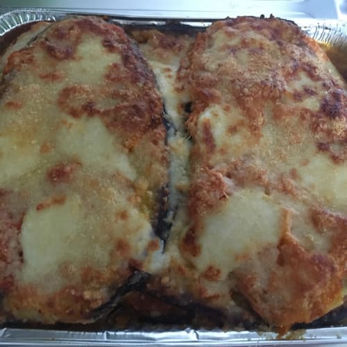 The eggplant parmesan