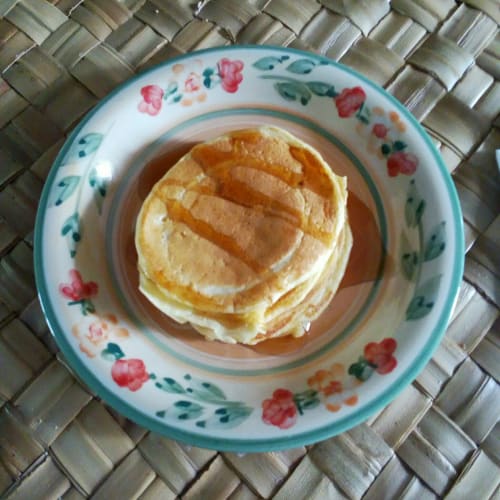 Pancakes with egg whites added