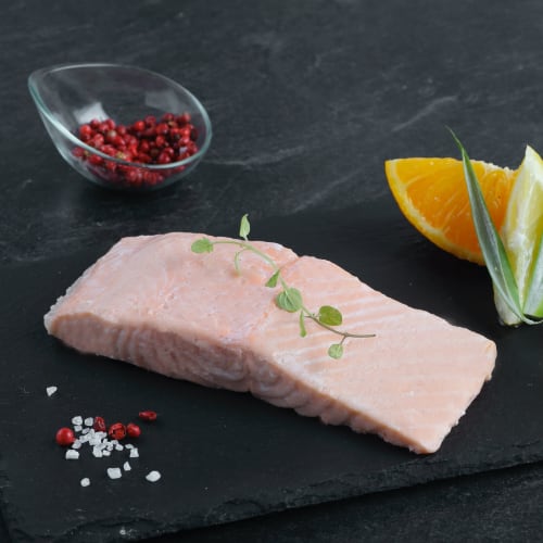 escalope of salmon with citrus fruits and ginger