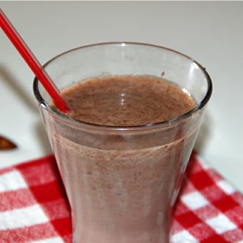 Banana and cocoa fit smoothie