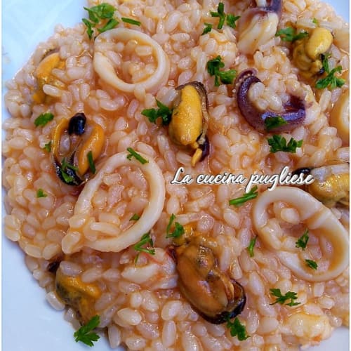 Seafood risotto