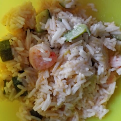 Basmati e gamberetti