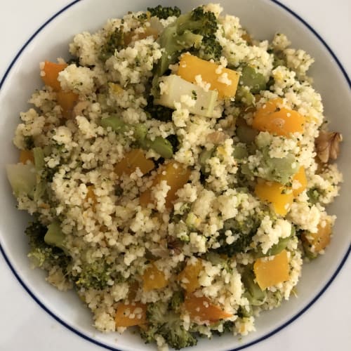 Cous cous broccolo e zucca