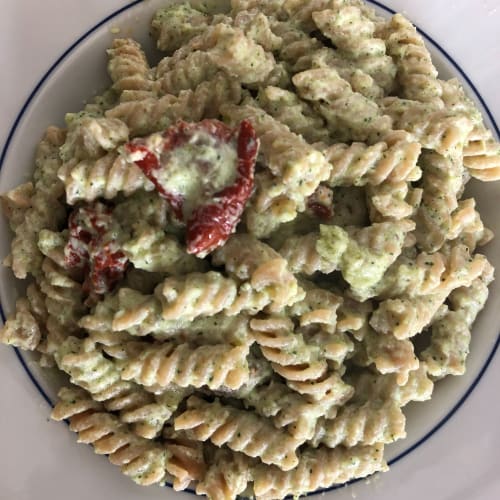 Fusilli alla crema di ricotta e zucchine