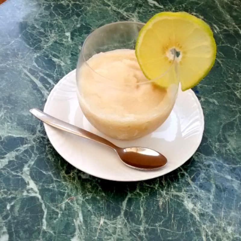 Lemon sorbet