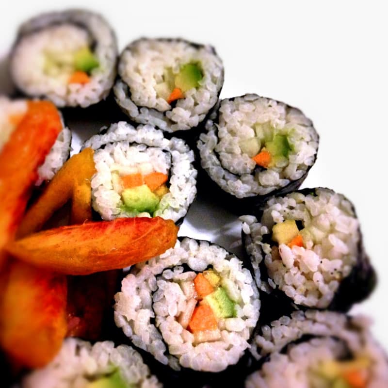 veggy sushi recipe | Oreegano