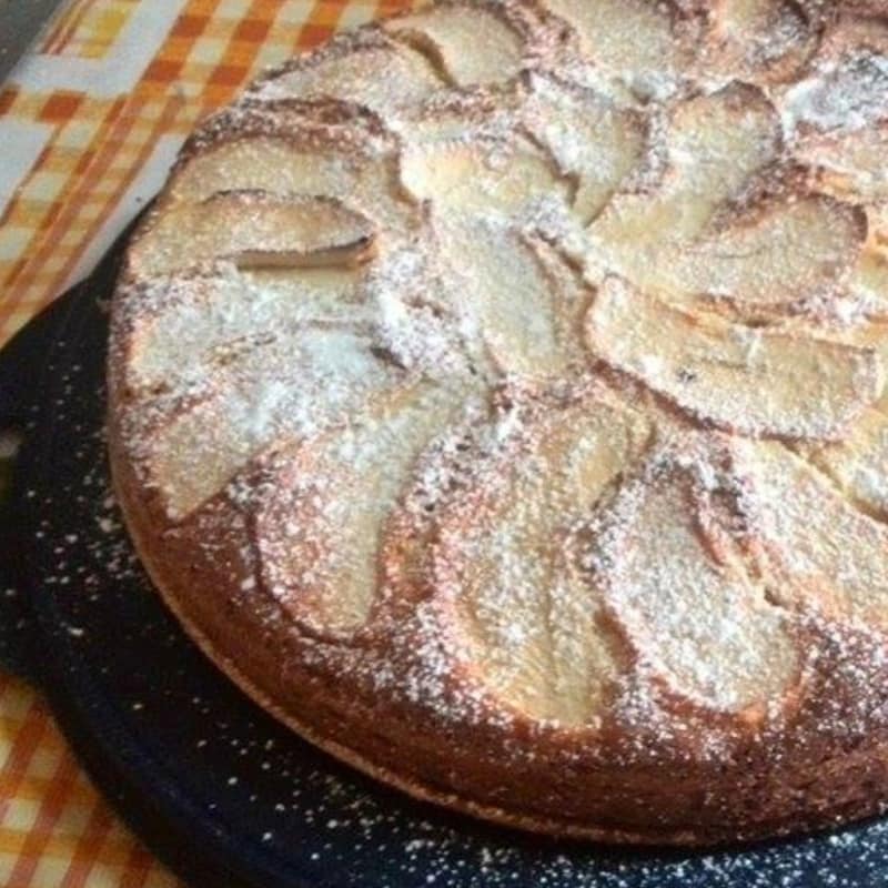 pastel de manzana