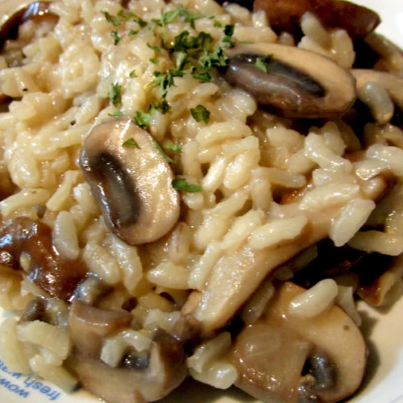 Risotto with porcini mushrooms