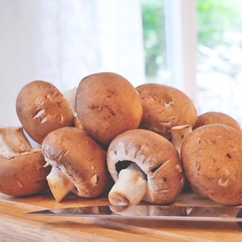 Baked mushrooms