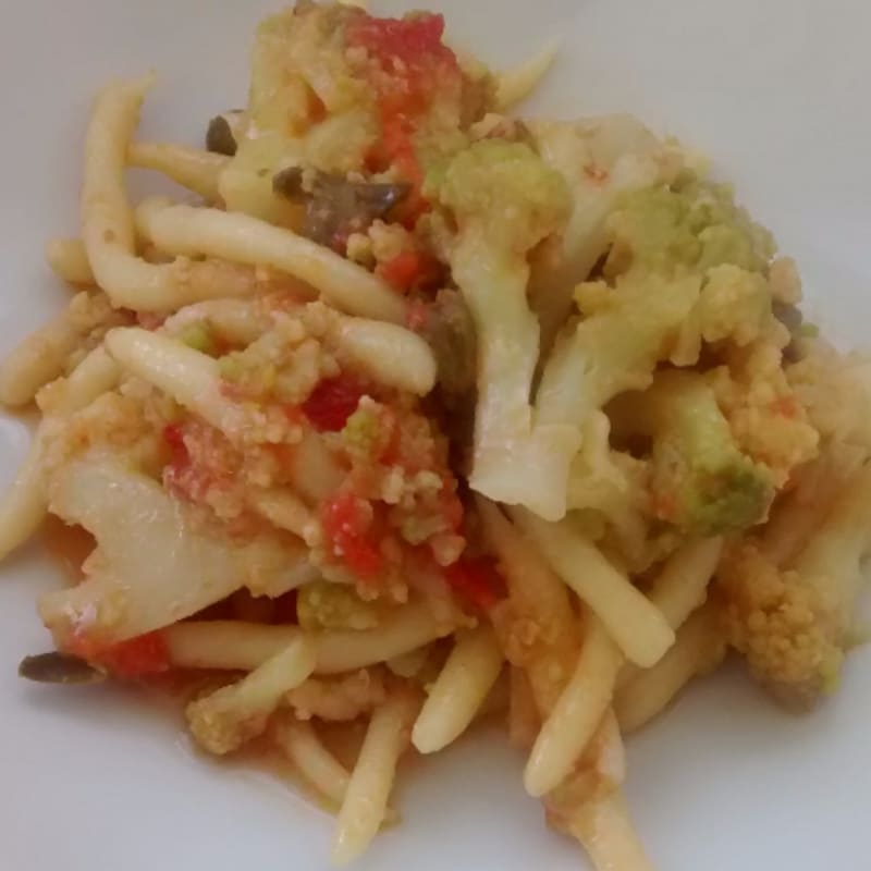 Pasta con la coliflor