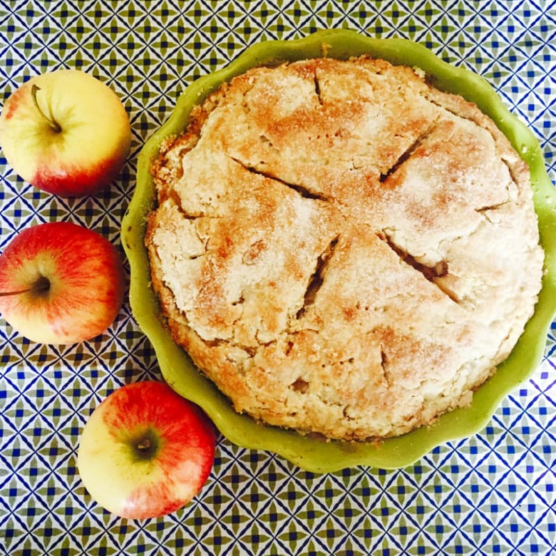 pastel de manzana