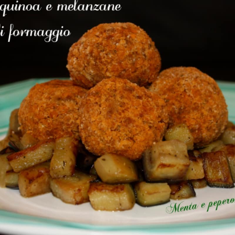 Polpettine di melanzane e quinoa