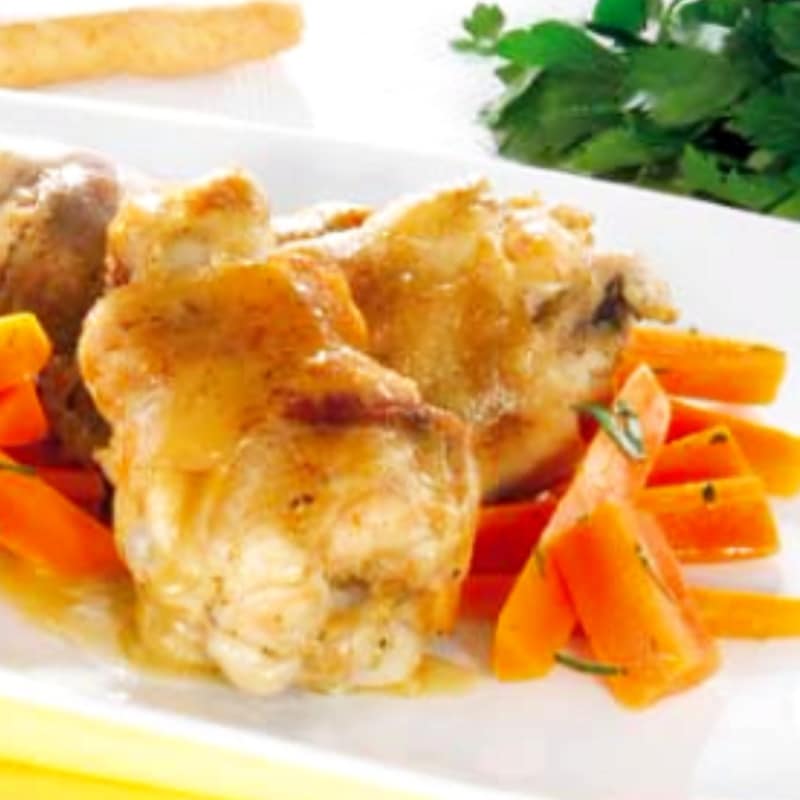 Cosciotti di pollo con salsa al marsala