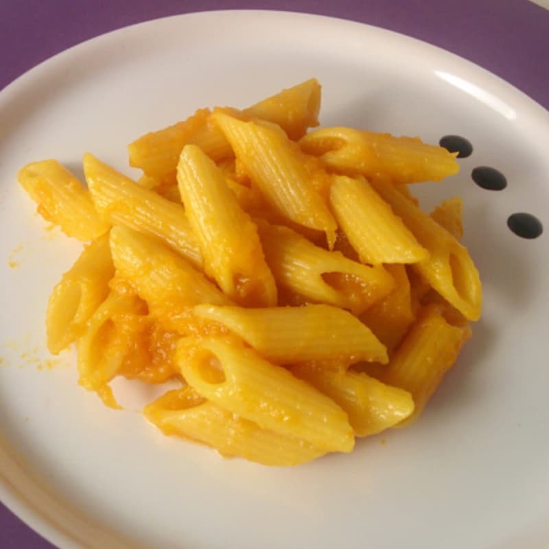 Penne zucca, zenzero e zafferano