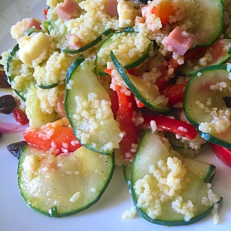 Cruditè di verdure estive con couscous