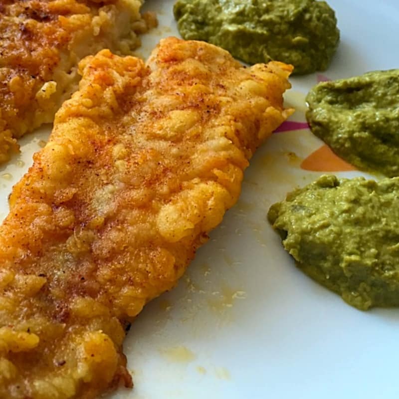 Lomo de bacalao con judías verdes mousse