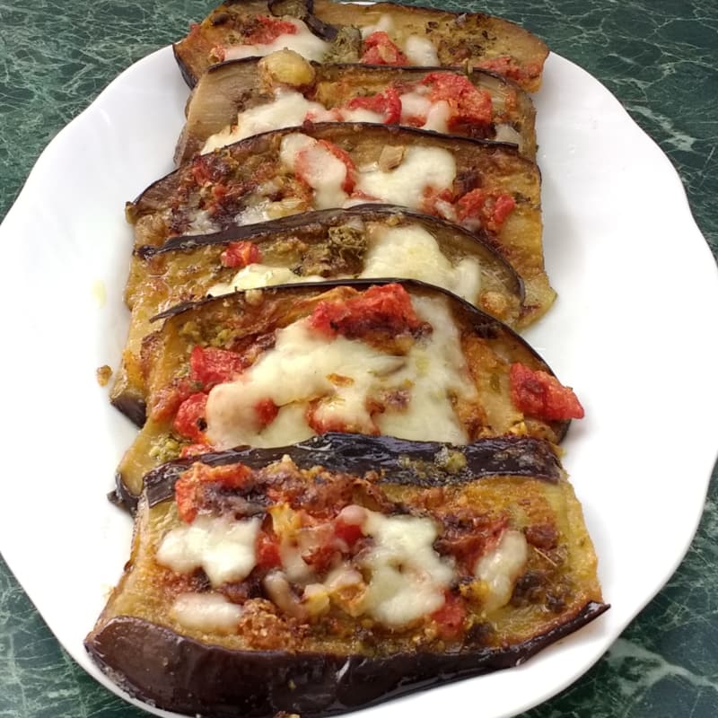 Pizzette eggplant