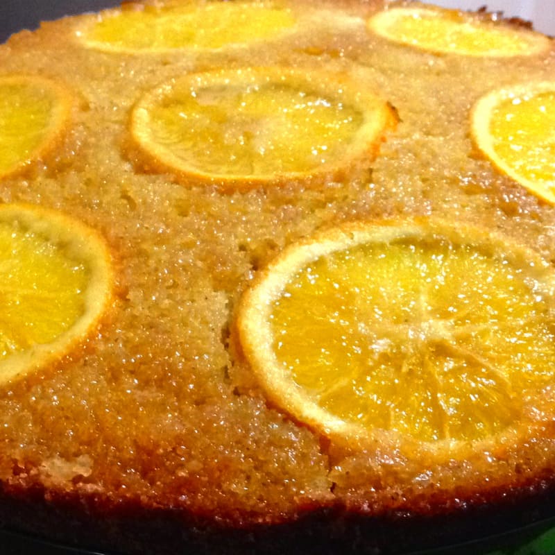 pastel de naranja Soft