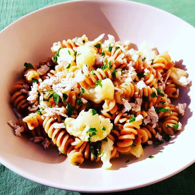 Pasta con la coliflor