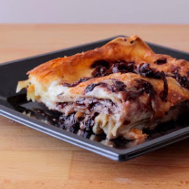 Lasagne al radicchio rosso