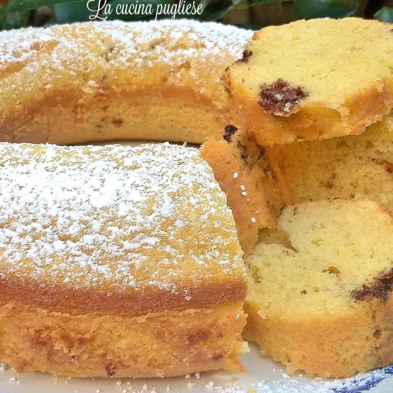 Ciambella al cocco e nutella