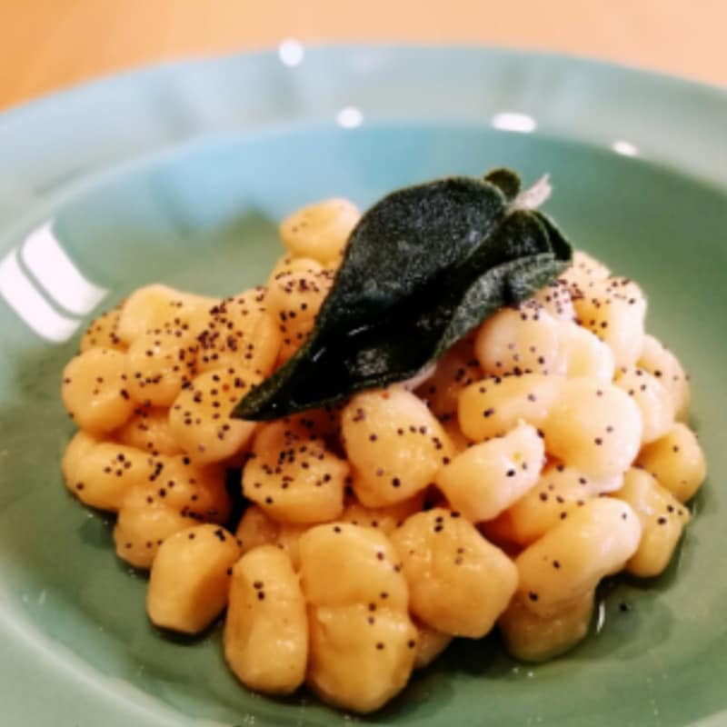 Gnocchi with butter and sage