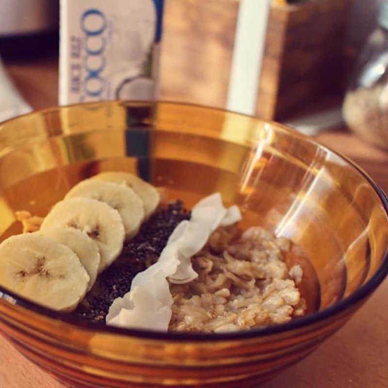 Recipe porridge with coconut