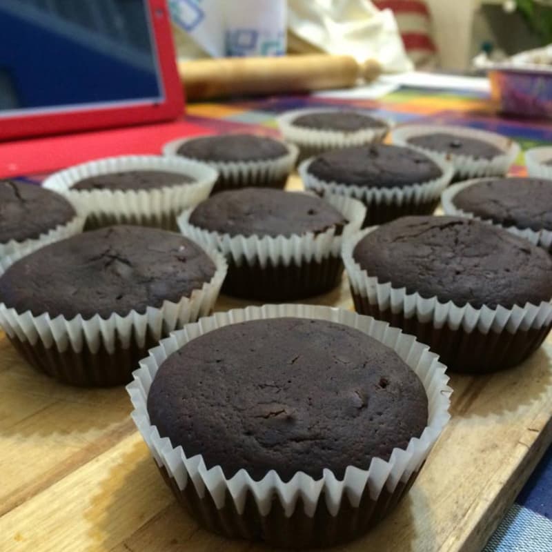 Muffin magici senza burro, senza uova e senza latte