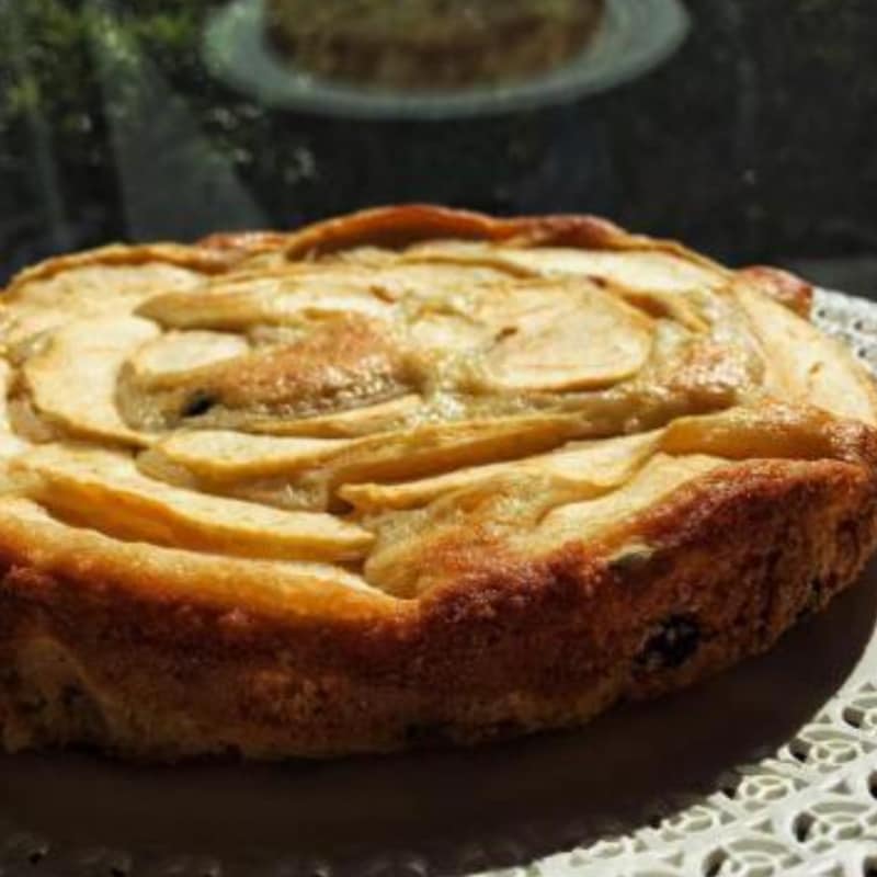 pastel de manzana