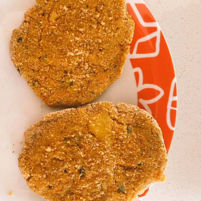 Cutlets vegan baked