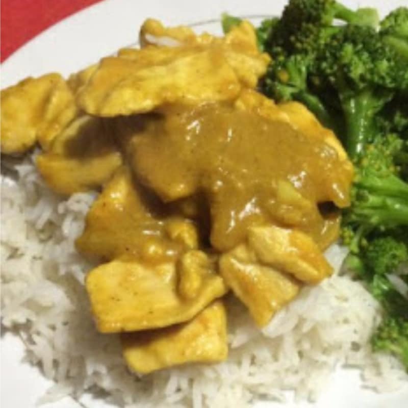 Pollo al curry light