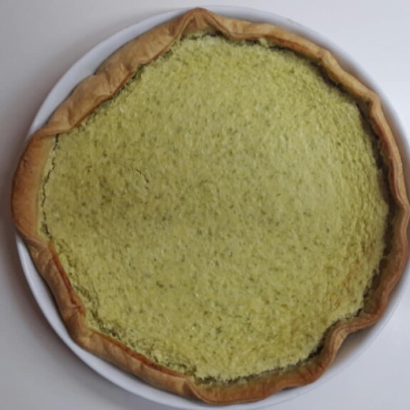 Pastel de calabacín con sal